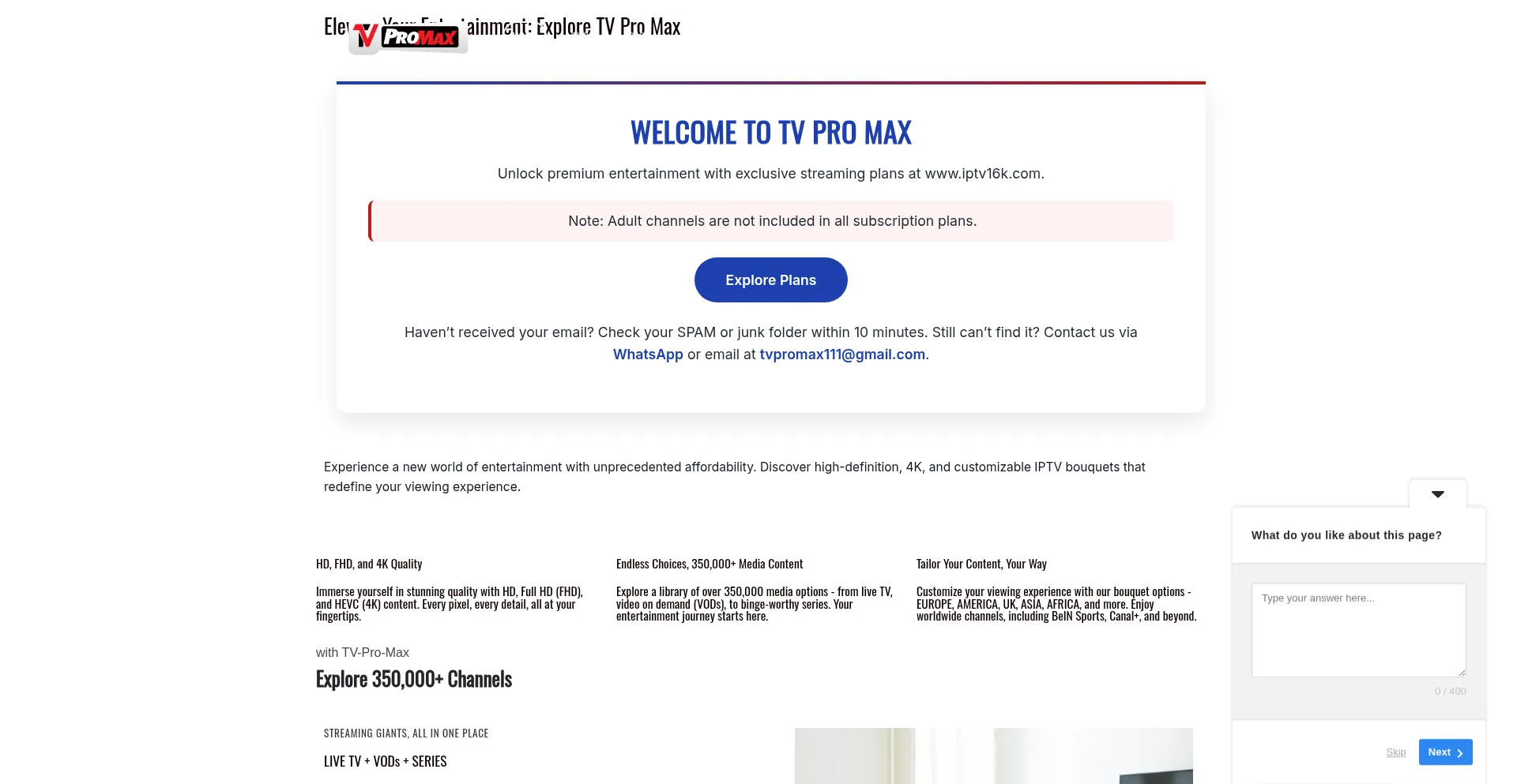 Ist Tv-pro-max.com sicher und vertrauenswürdig?