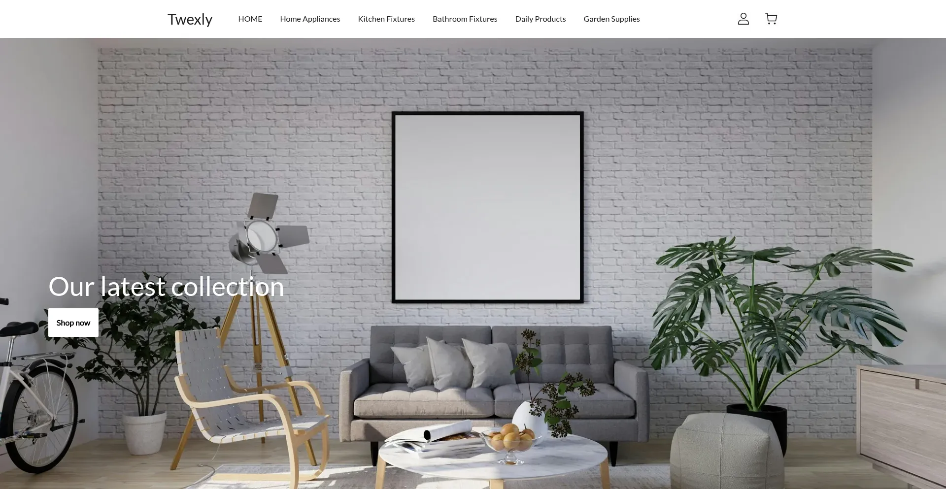 Website screenshot of Twexly.shop