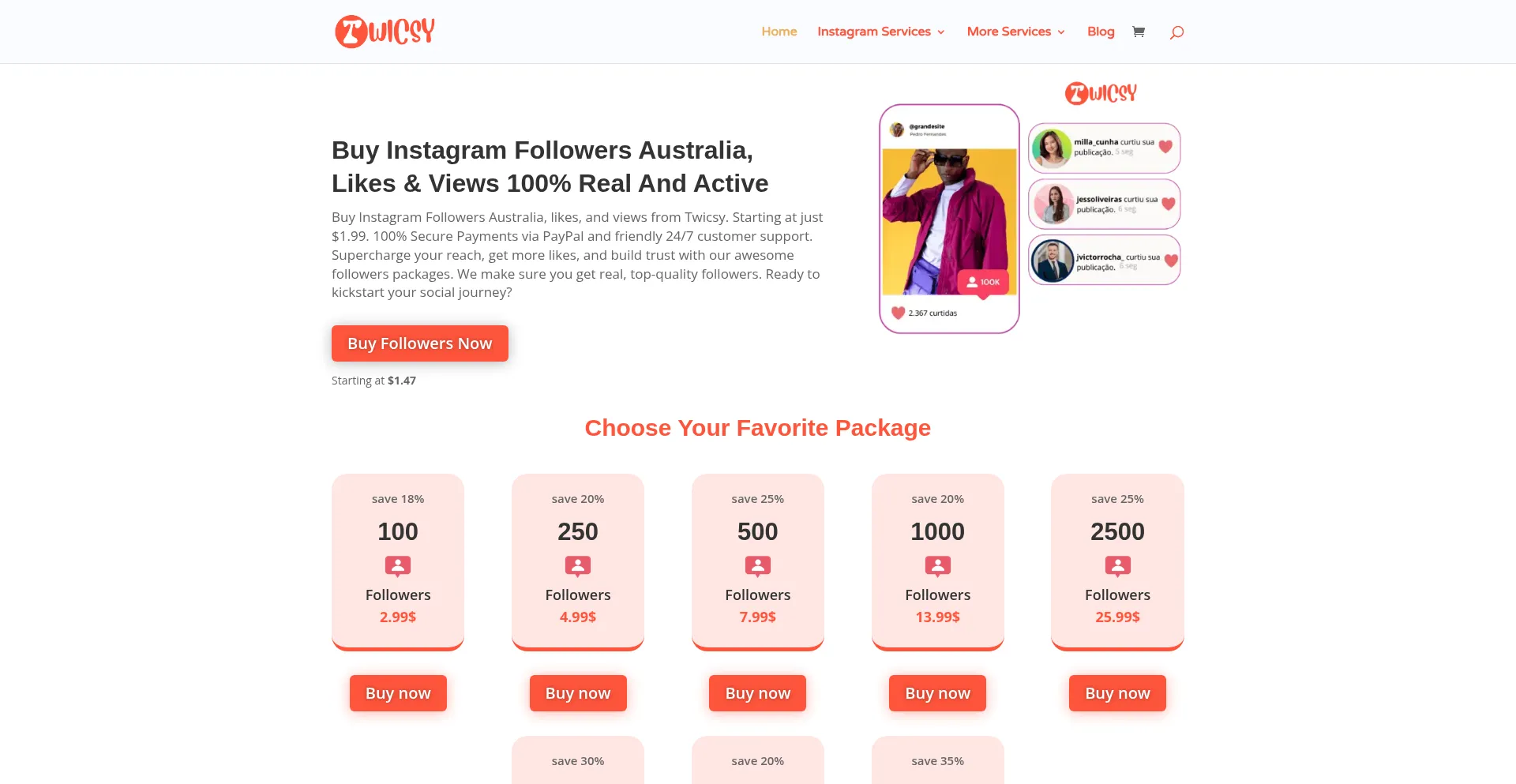 Twicsy.com.au Screenshot