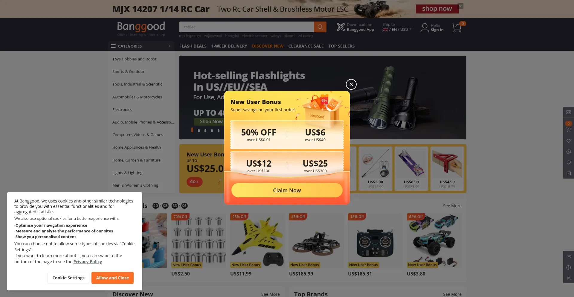 Uk.banggood.com Screenshot