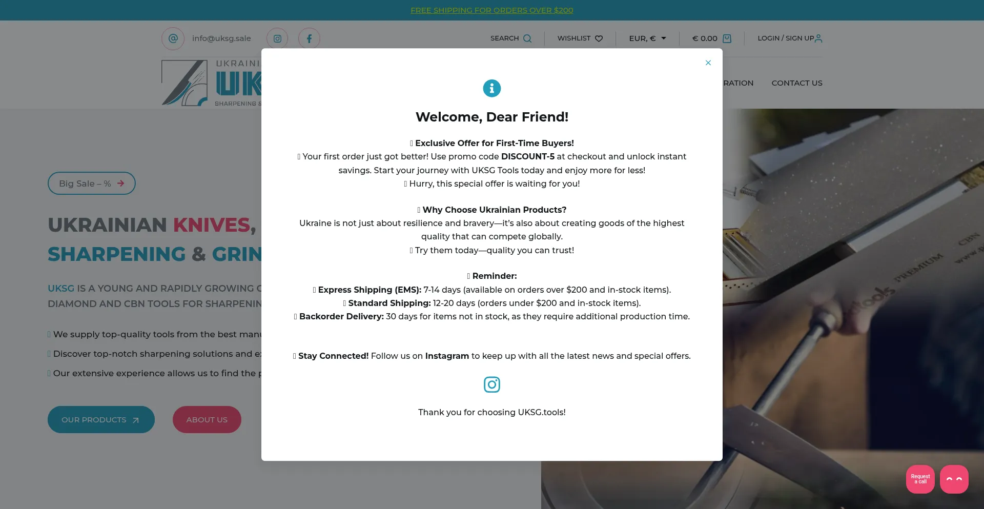 Website screenshot of Uksg.tools