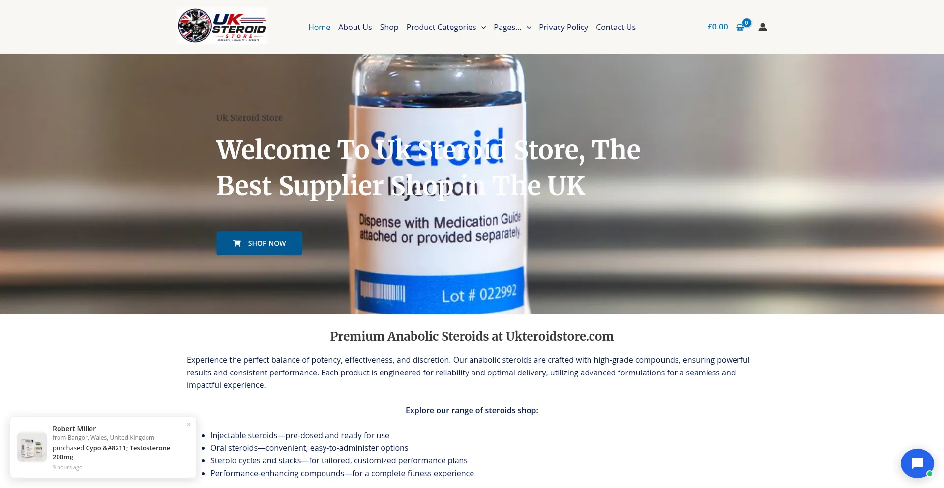 Uksteroidstore.com