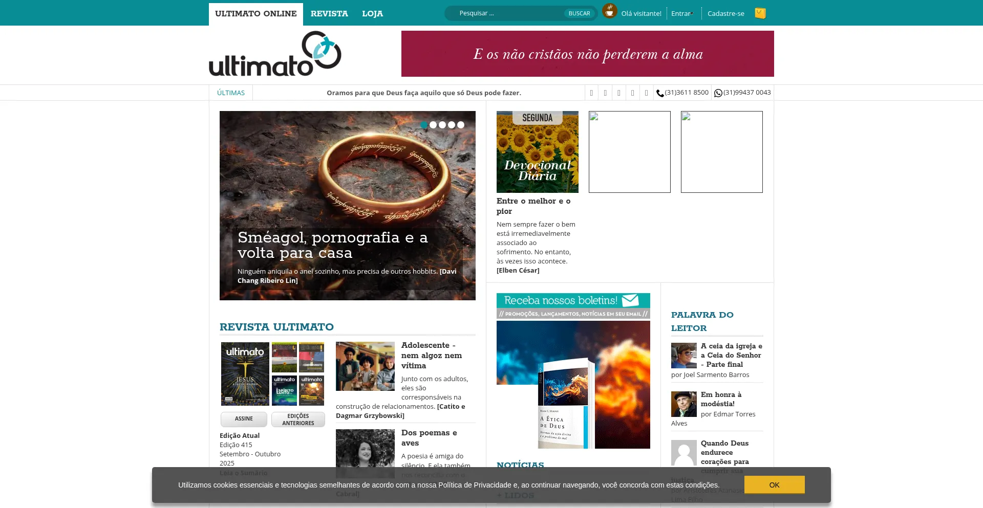 Ist Ultimato.com.br sicher und vertrauenswürdig?