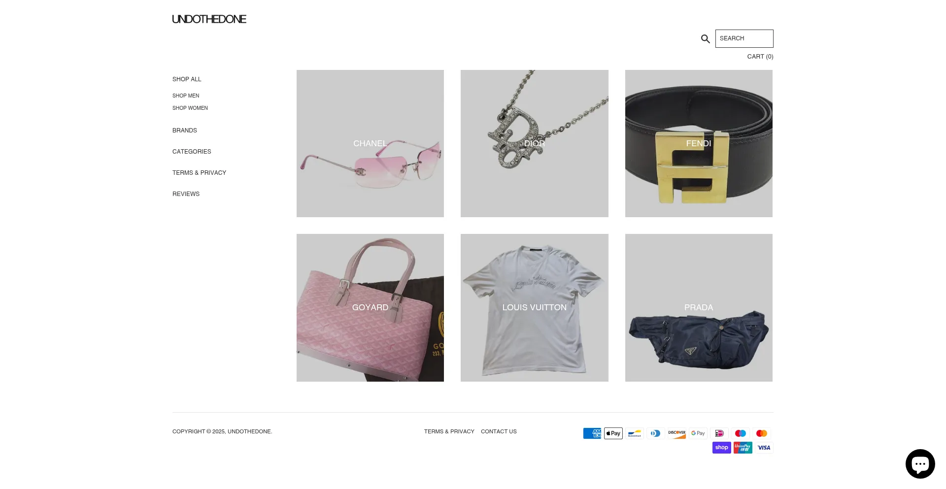 Website screenshot of Undothedone.com