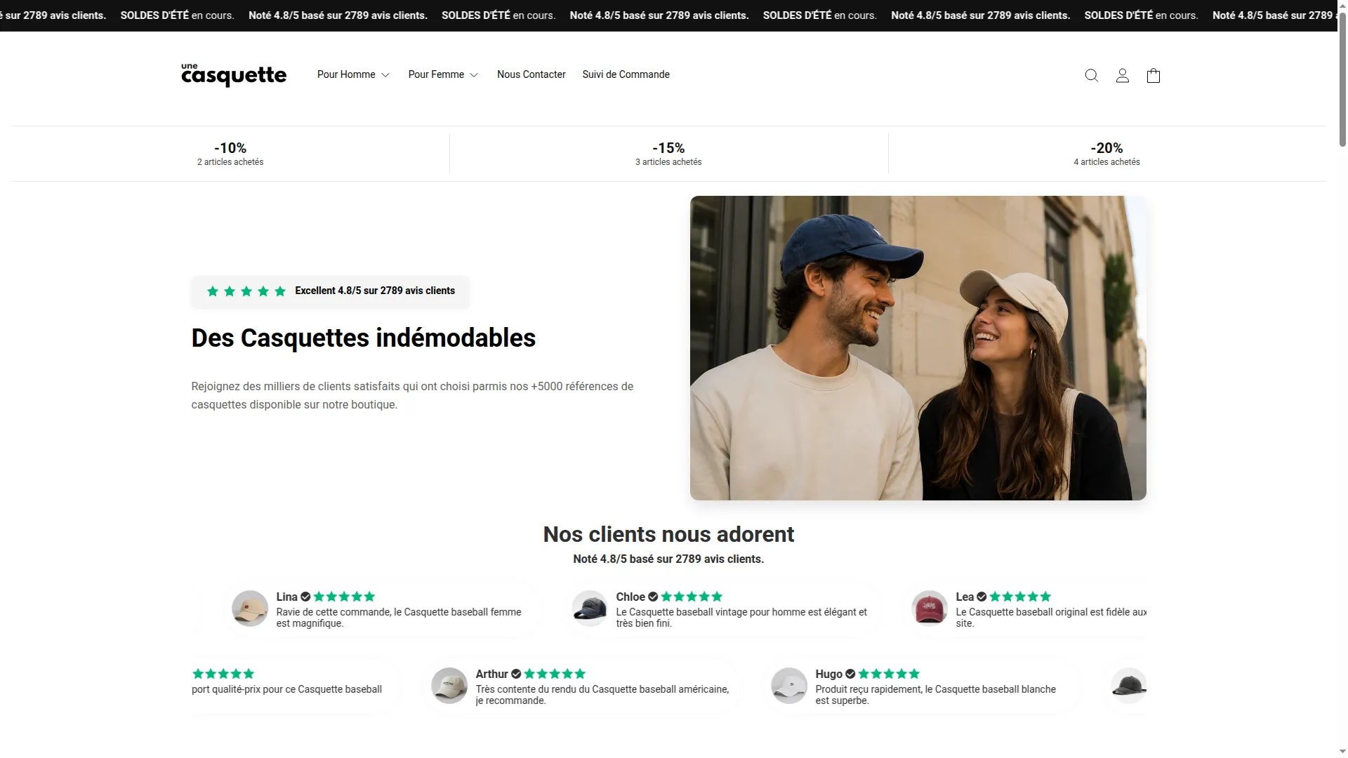 Unecasquette.com