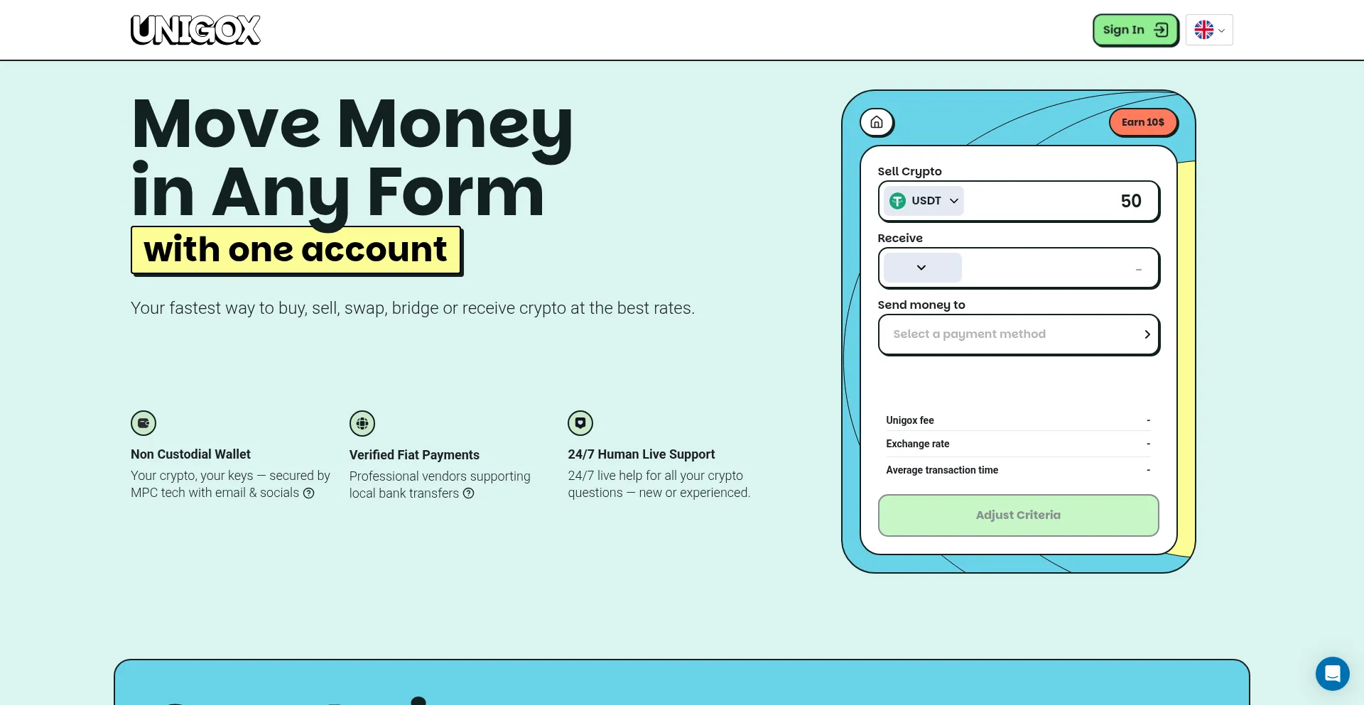 Website screenshot of Unigox.com