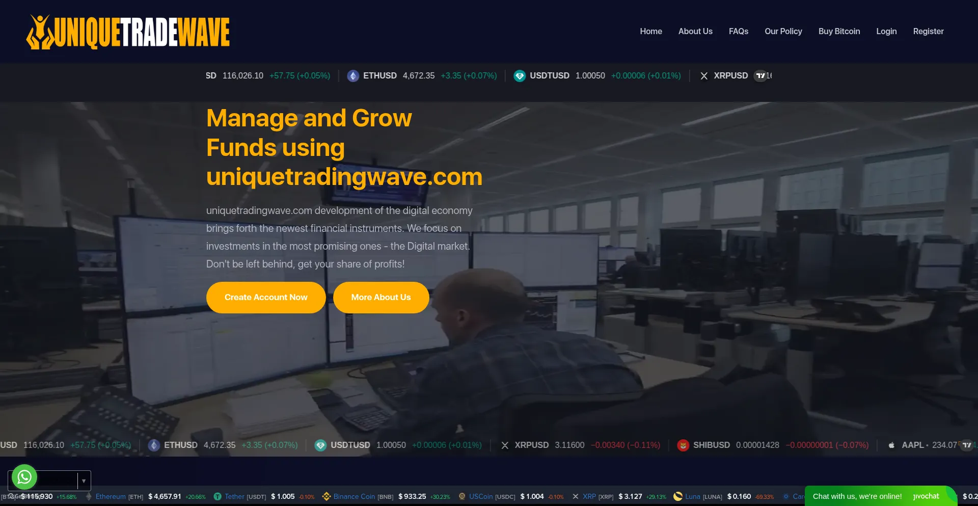 Ist Uniquetradingwave.com sicher und vertrauenswürdig?