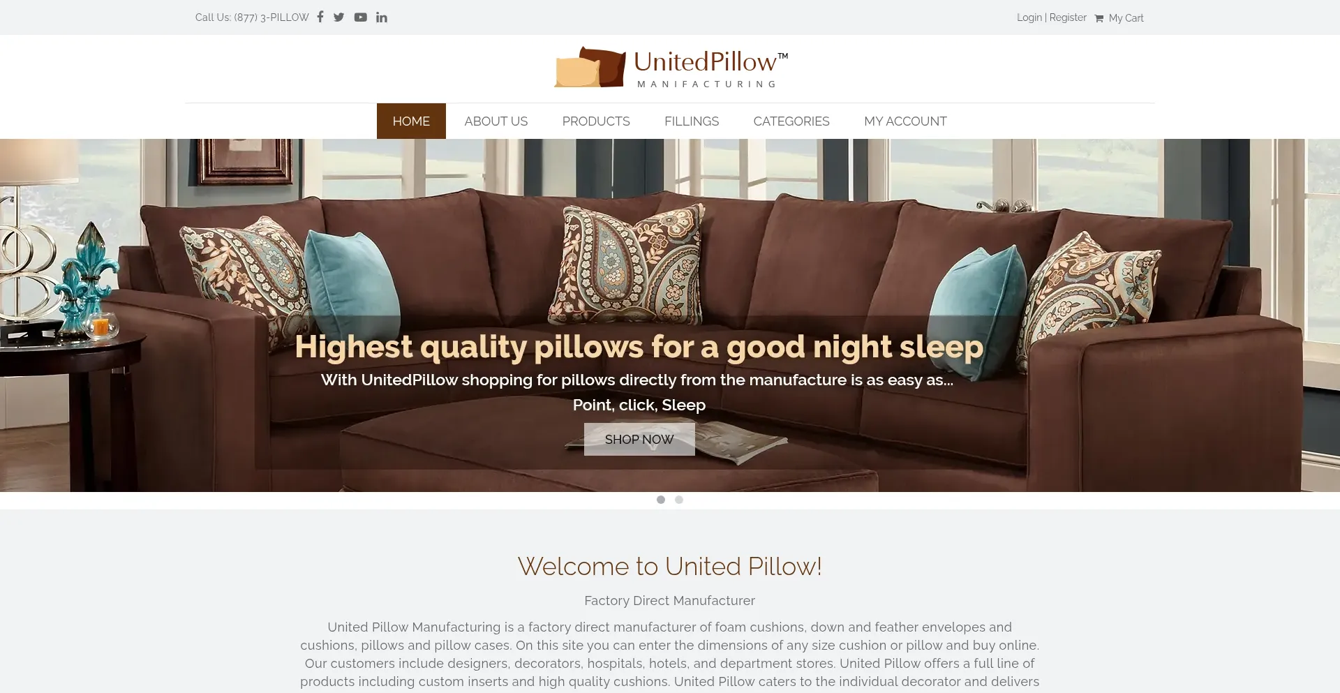 Unitedpillow.com