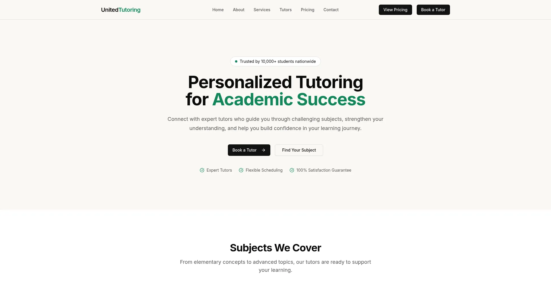 Unitedtutoring.net