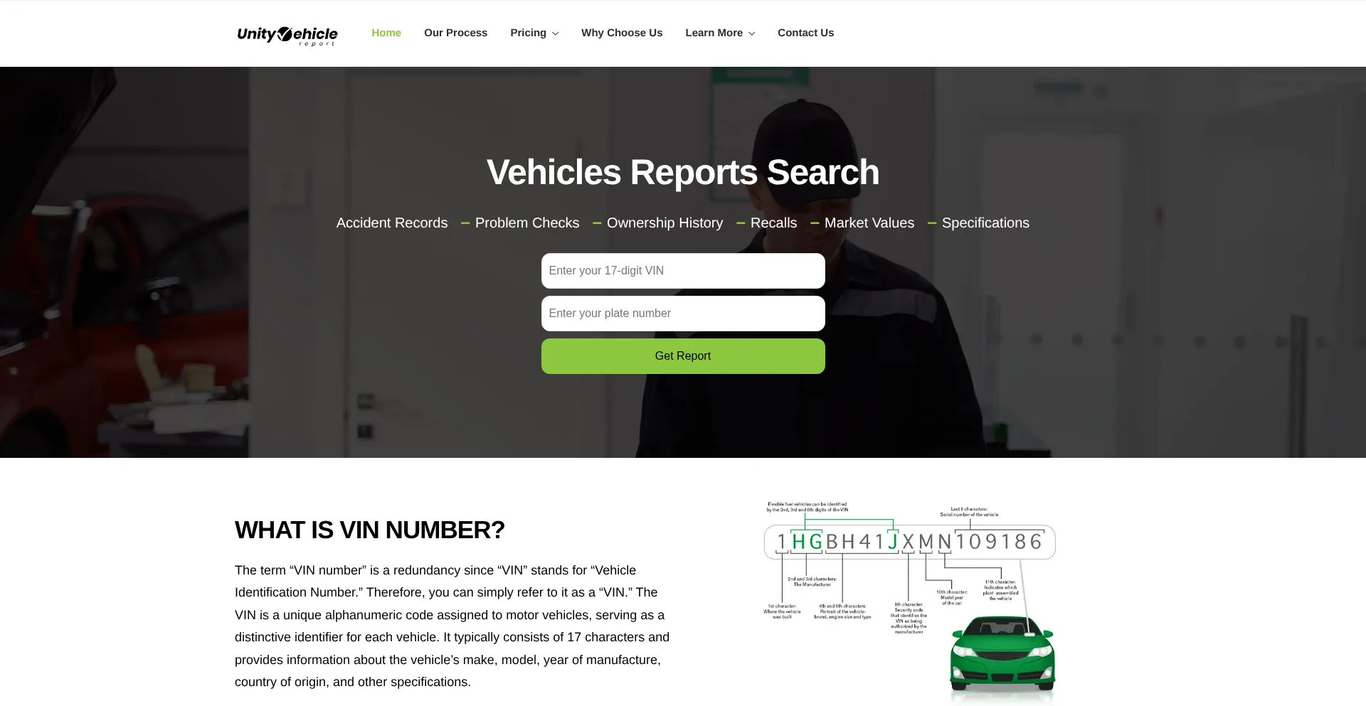 Unityvehiclereport.com
