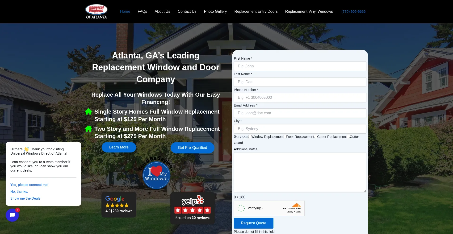 Ist Universalwindowsatlanta.com sicher und vertrauenswürdig?