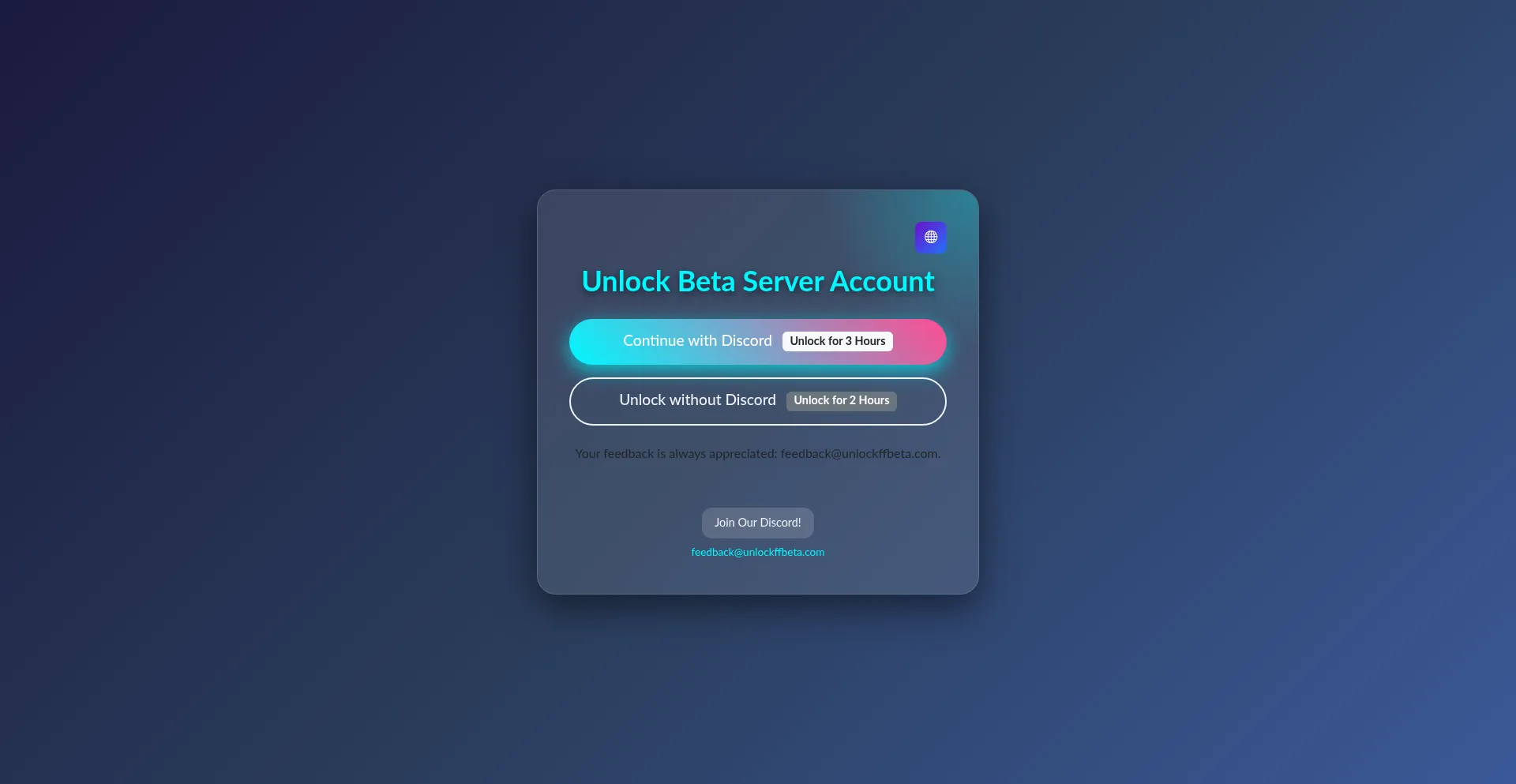 Unlockffbeta.com