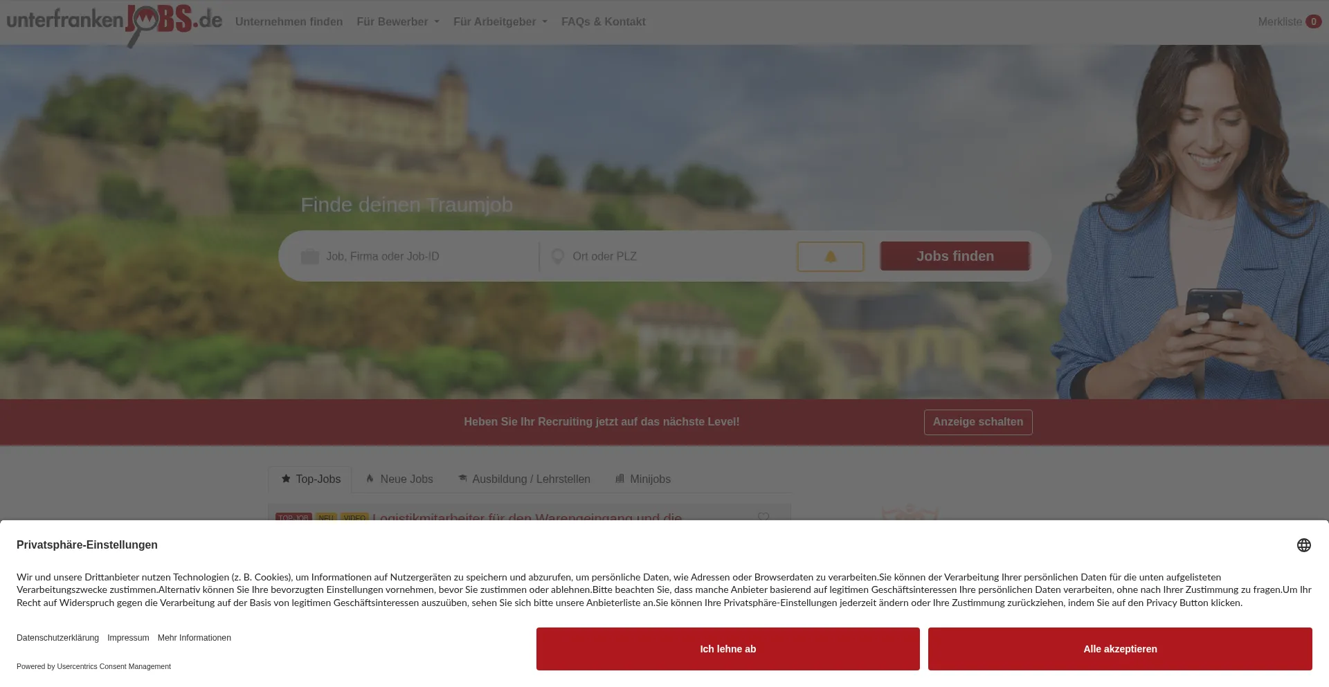 Ist Unterfrankenjobs.de sicher und vertrauenswürdig?