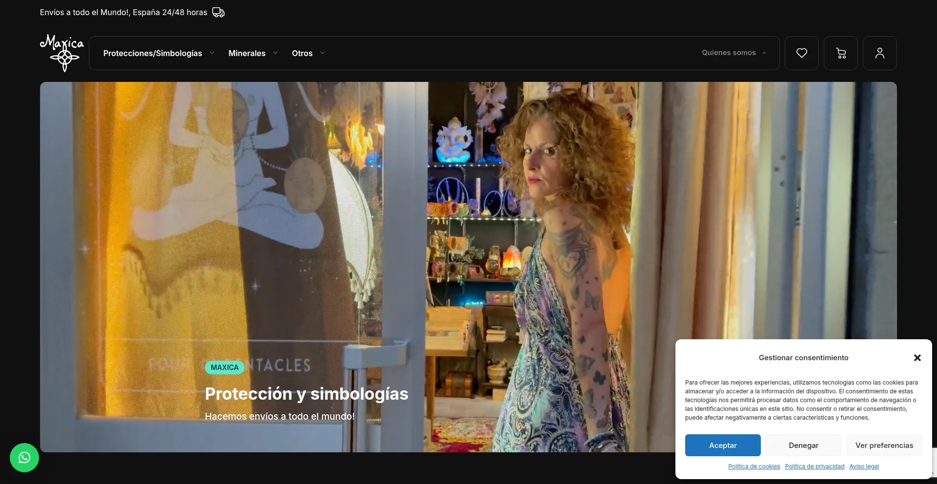 Website screenshot of Unykmaxica.com