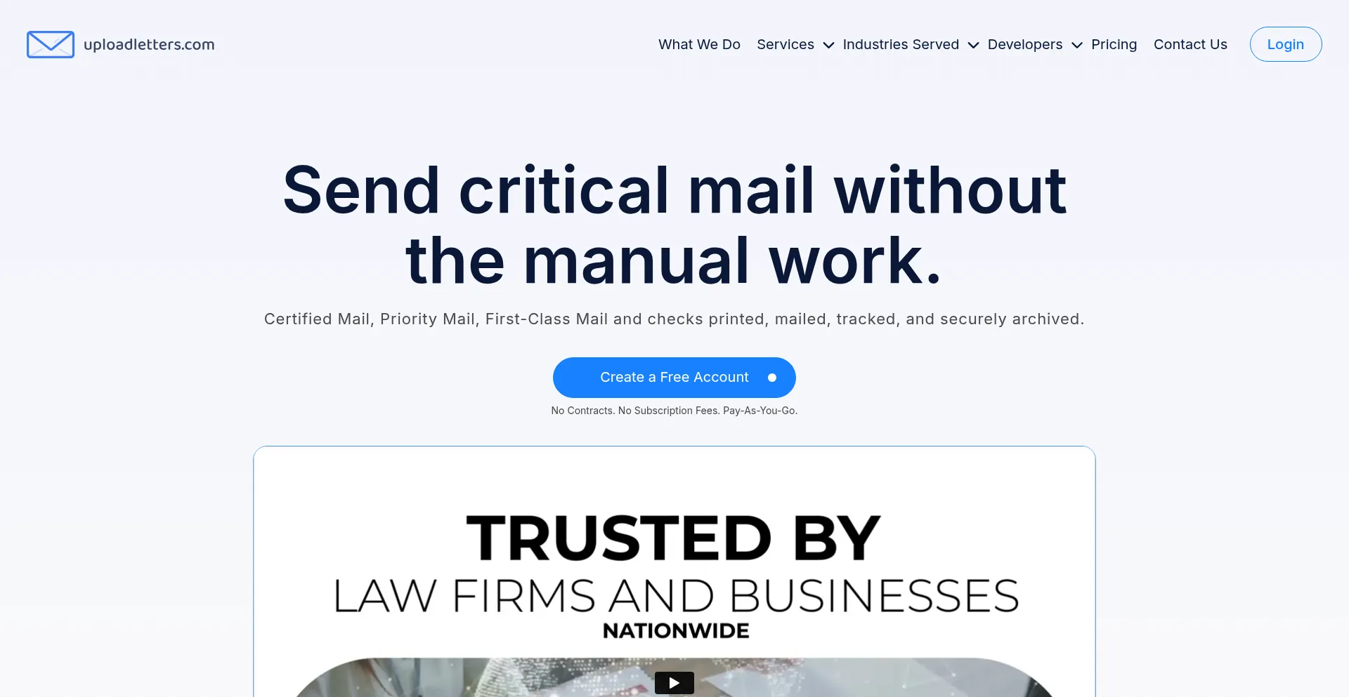 Uploadletters.com