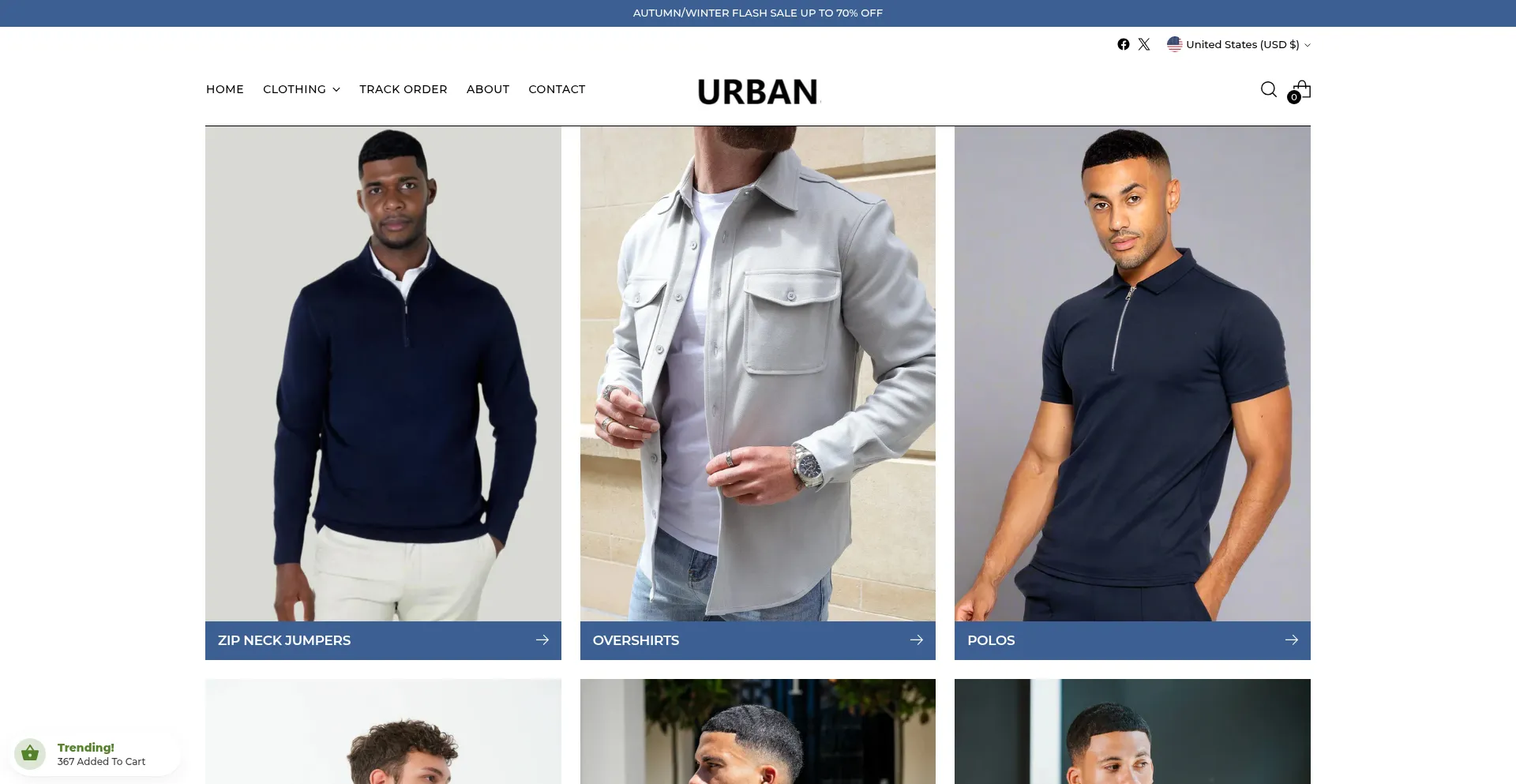Urbanclothinglondon.com Screenshot