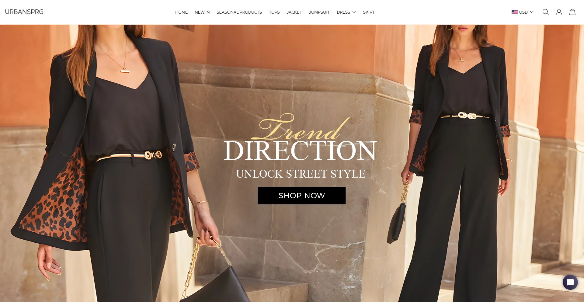 Website screenshot of Urbansprg.com