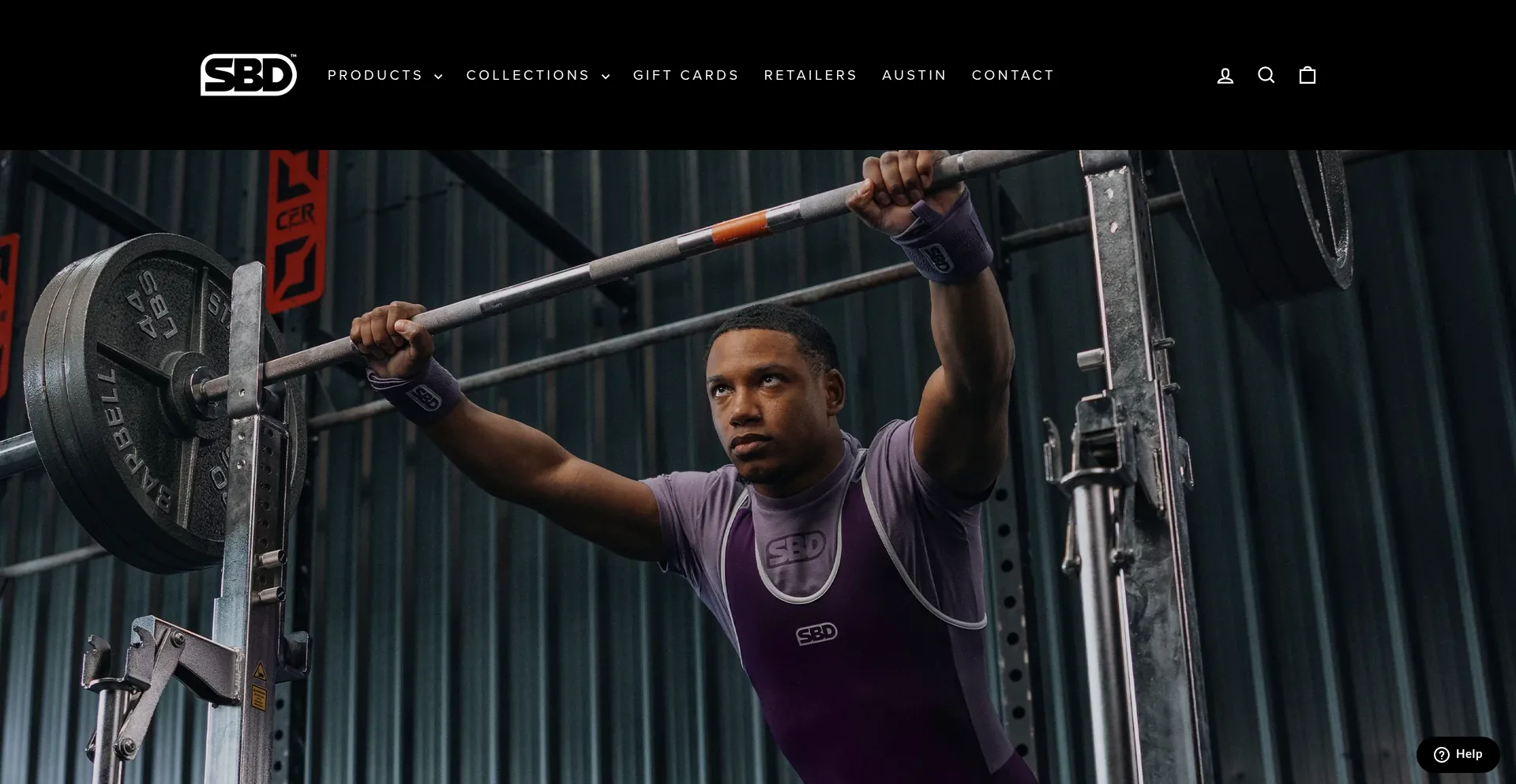Website screenshot of Us.sbdapparel.com