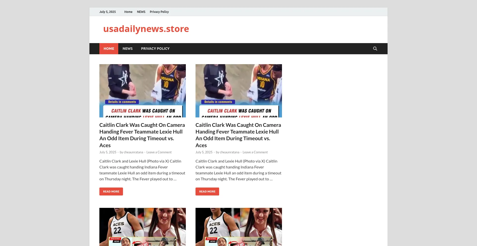Usadailynews.store Screenshot