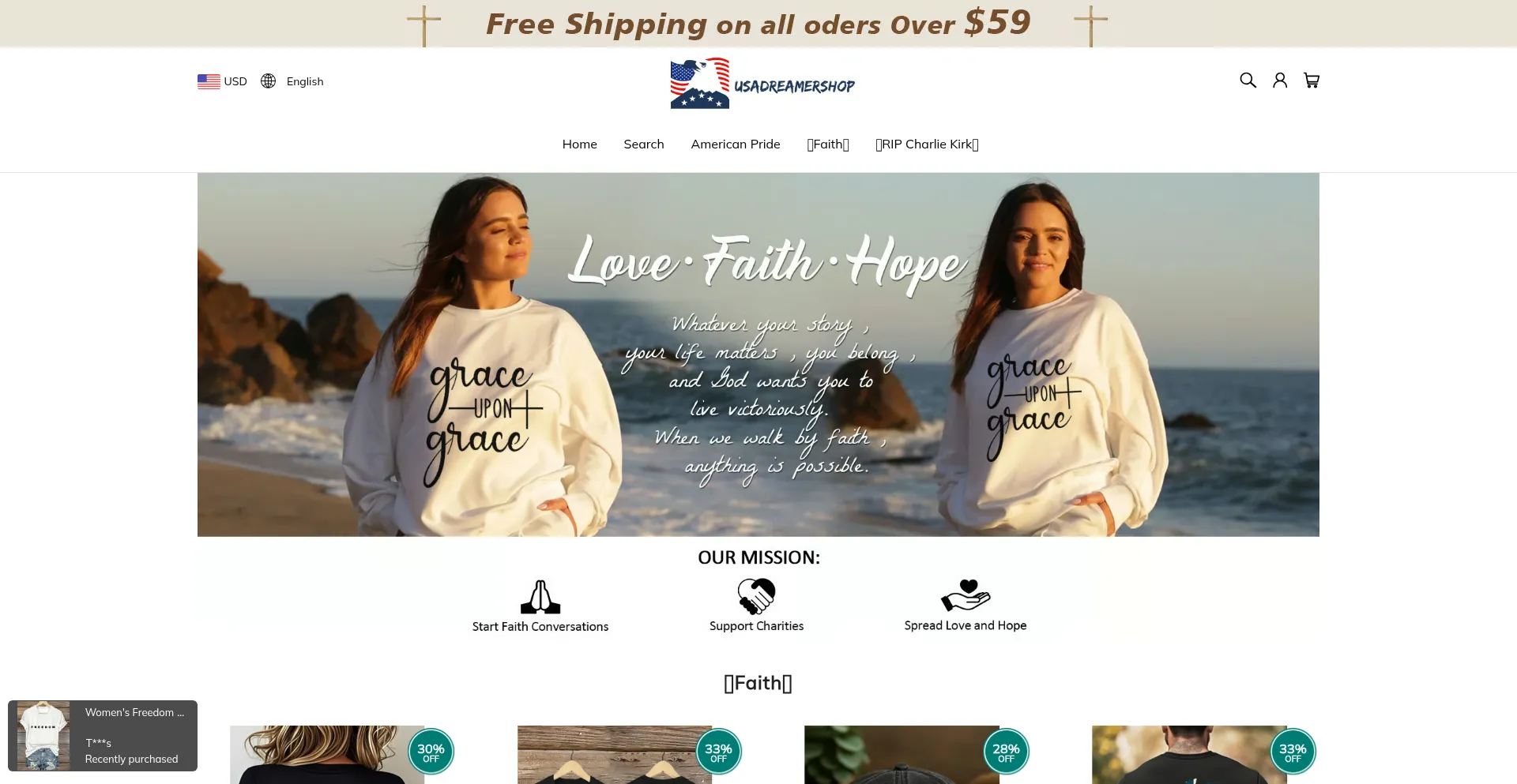 Ist Usadreamershop.com sicher und vertrauenswürdig?
