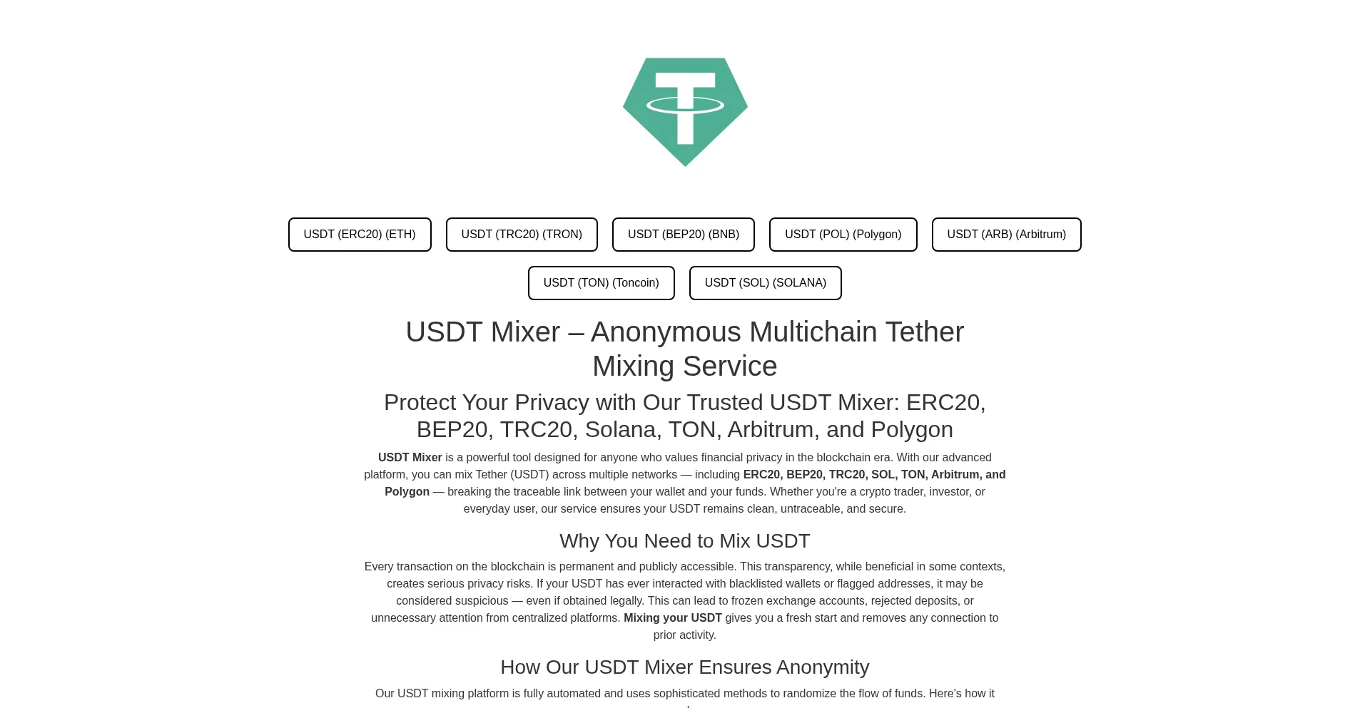 Usdt8mixer.com