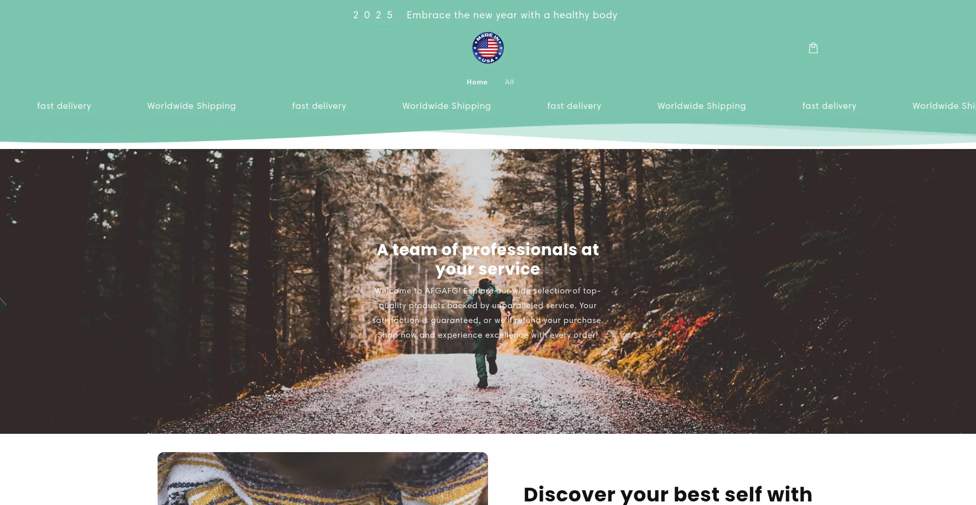 Website screenshot of Ushealthy111.com