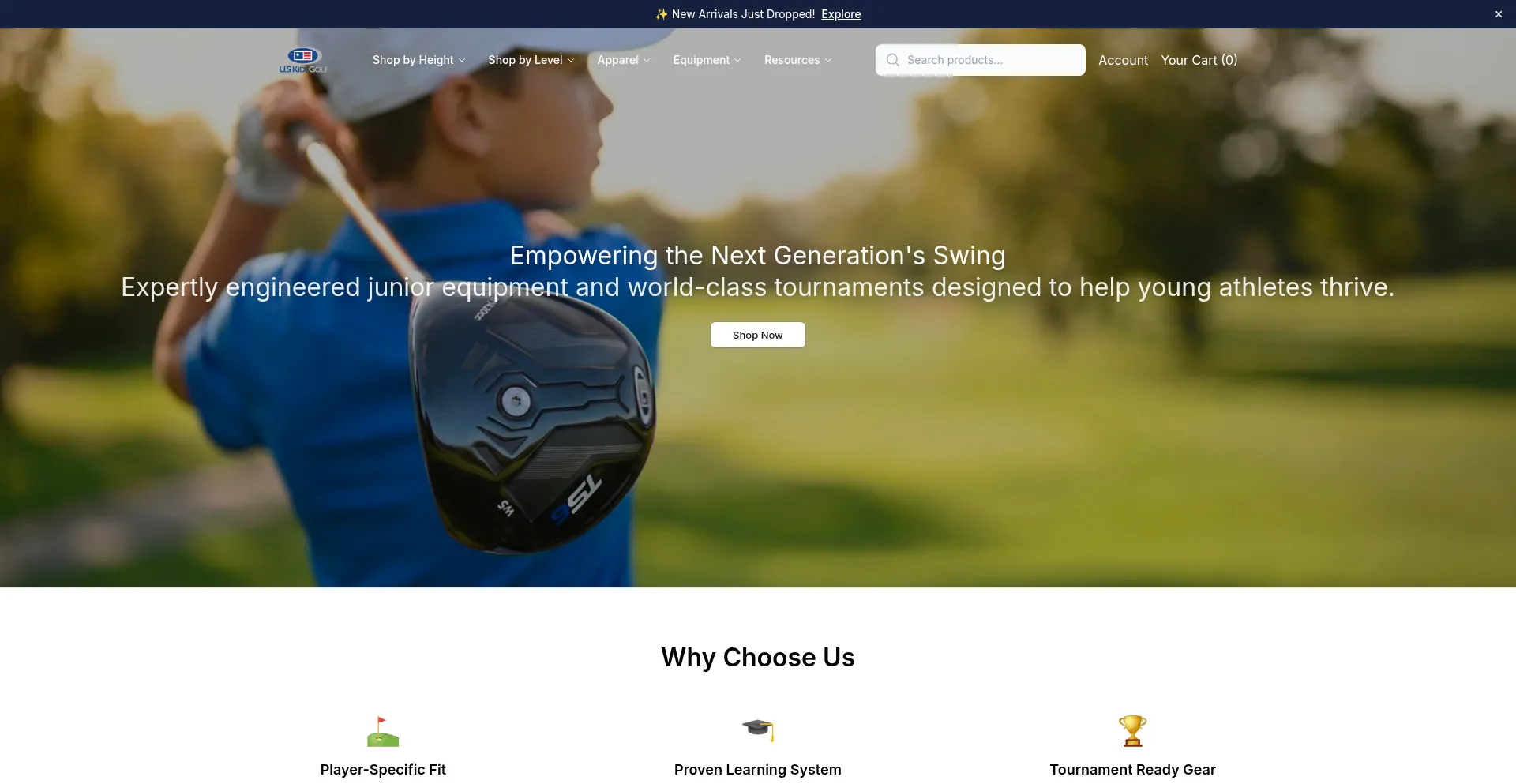 Uskidsgolfsports.shop