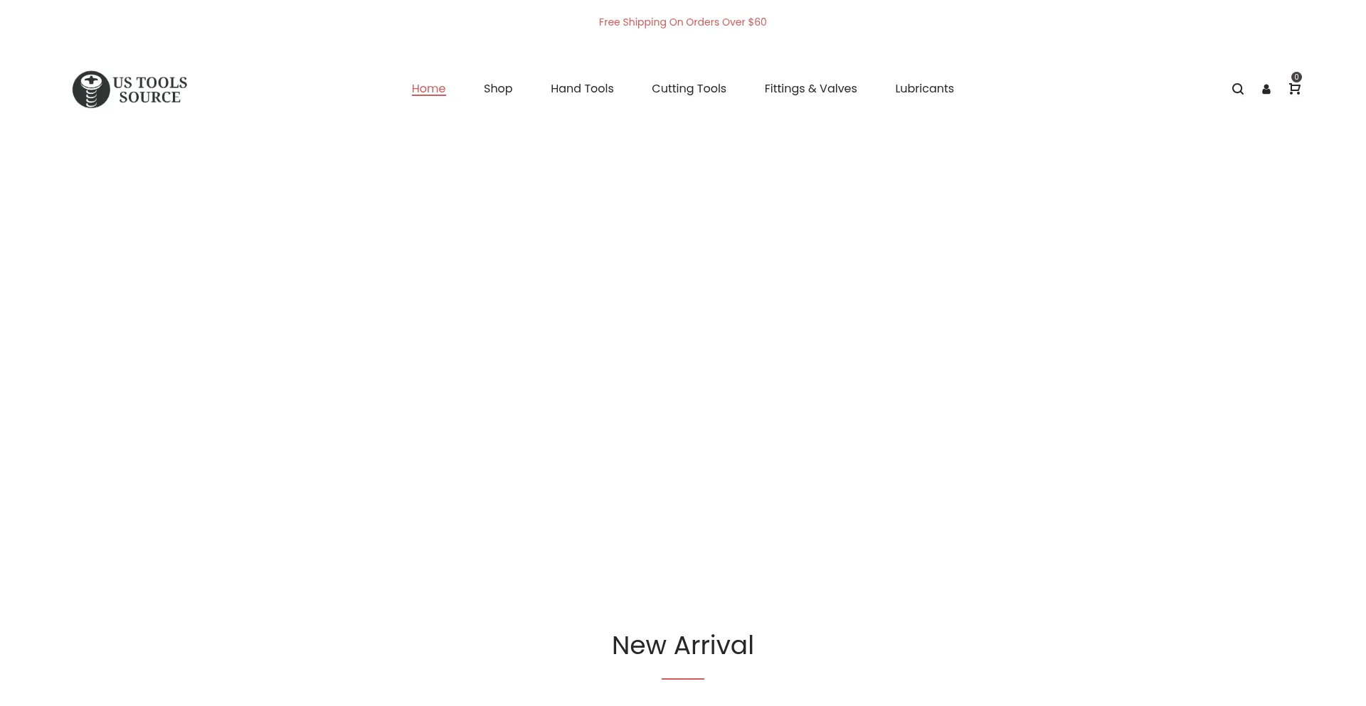 Website screenshot of Ustoolssource.com