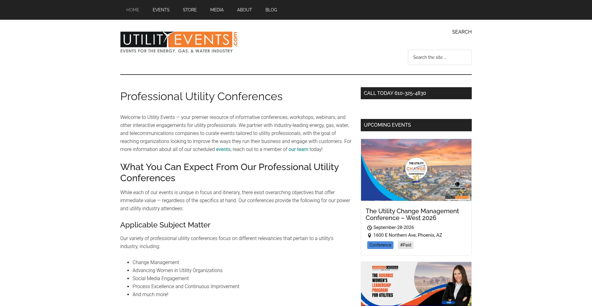 Utilityevents.com