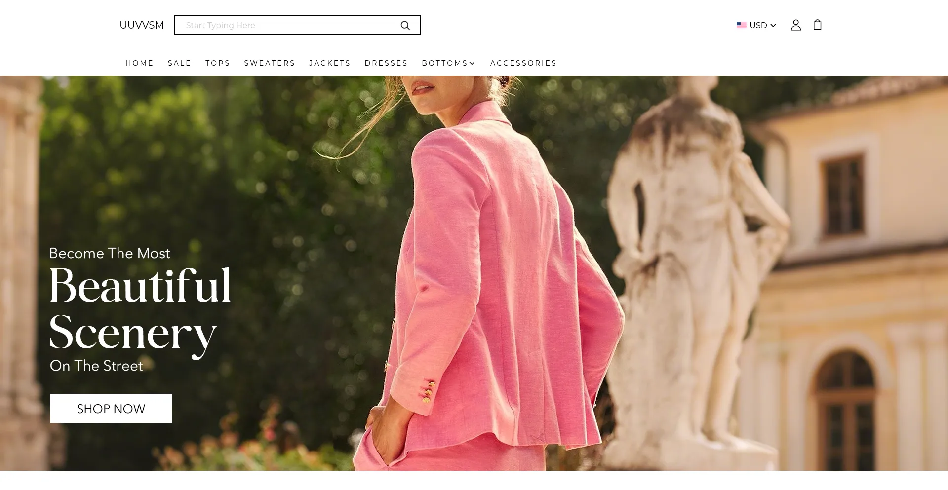 Website screenshot of Uuvvsm.com