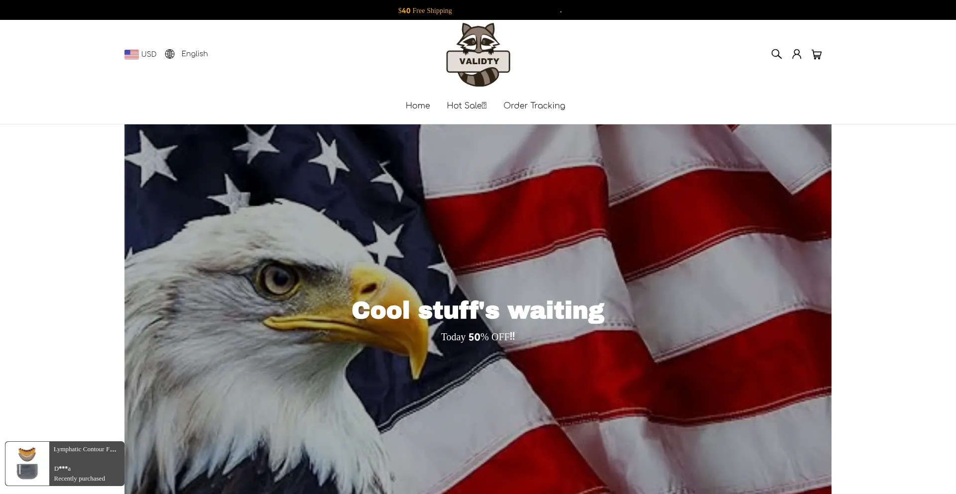Website screenshot of Validty.com