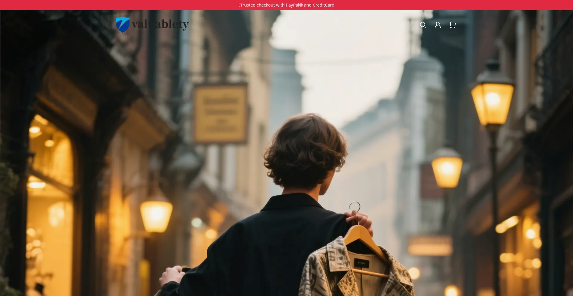 Website screenshot of Valuablety.com