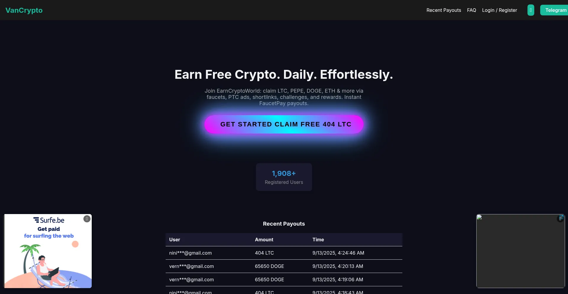 Ist Vancrypto.xyz sicher und vertrauenswürdig?