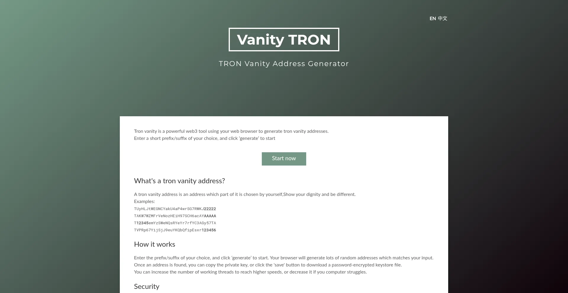Vanitytron.net