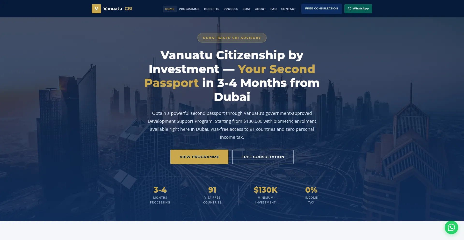 Vanuatucitizenshipbyinvestment.ae