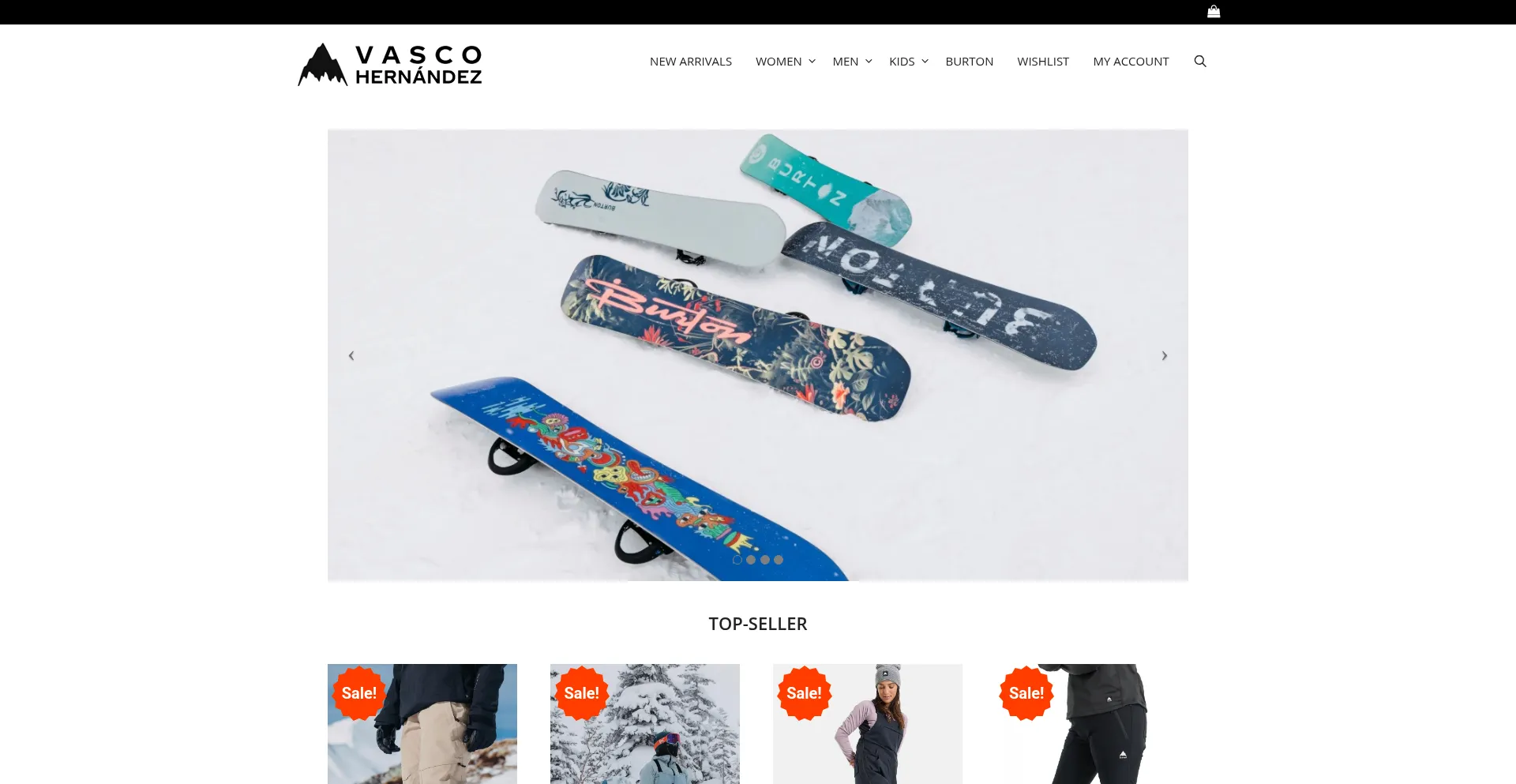 Website screenshot of Vascohernandez.com