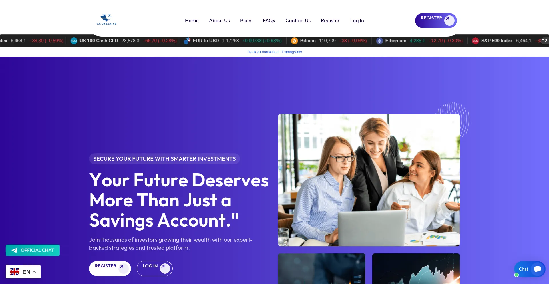 Website screenshot of Vatoxxamine.com