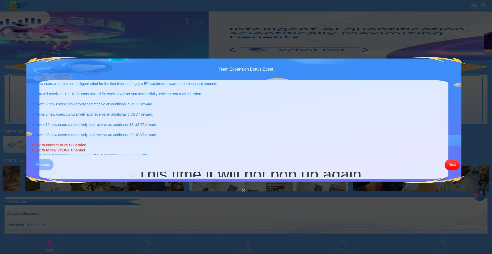 Website screenshot of Vc89.cc