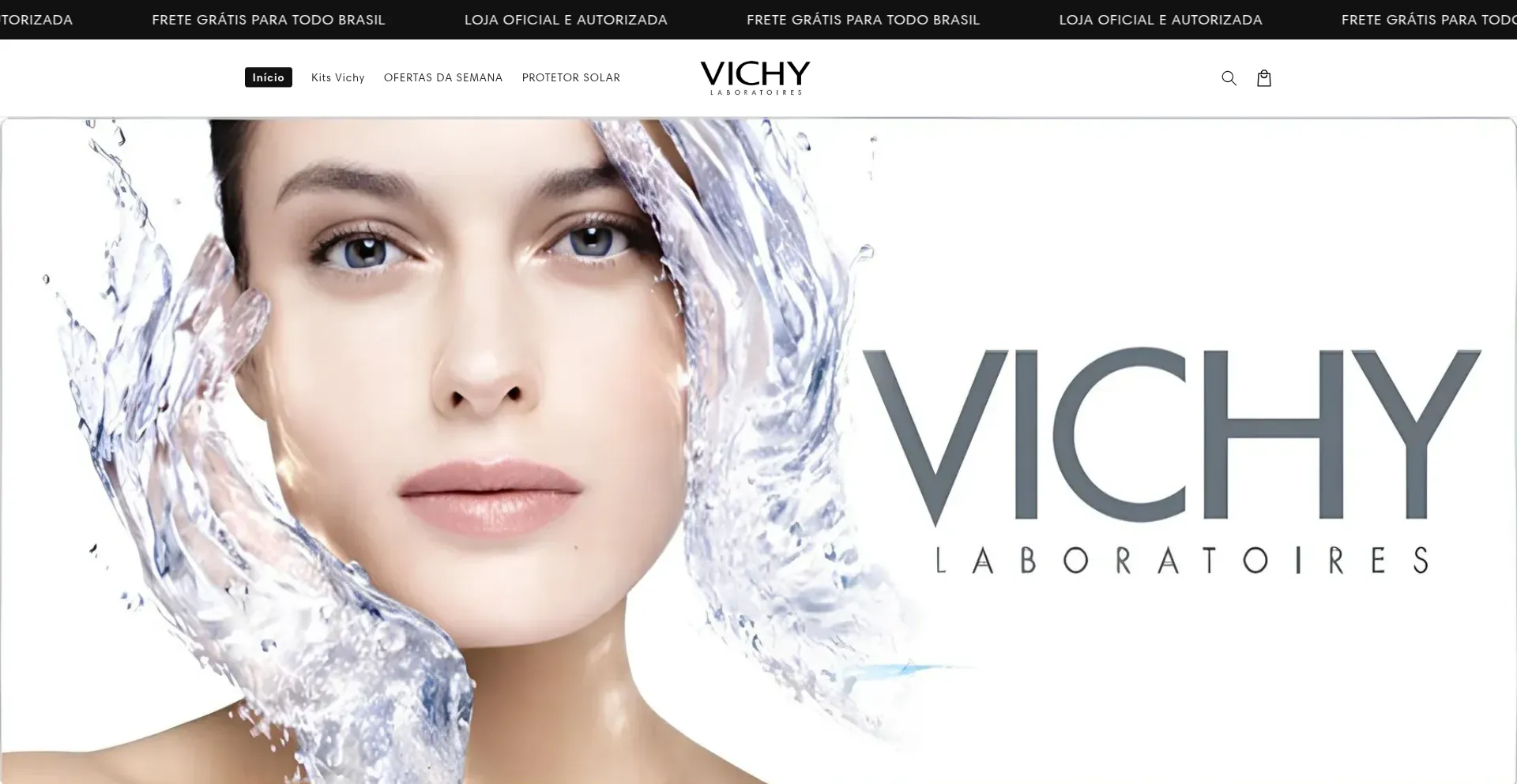 Website screenshot of Vchybrasil.online