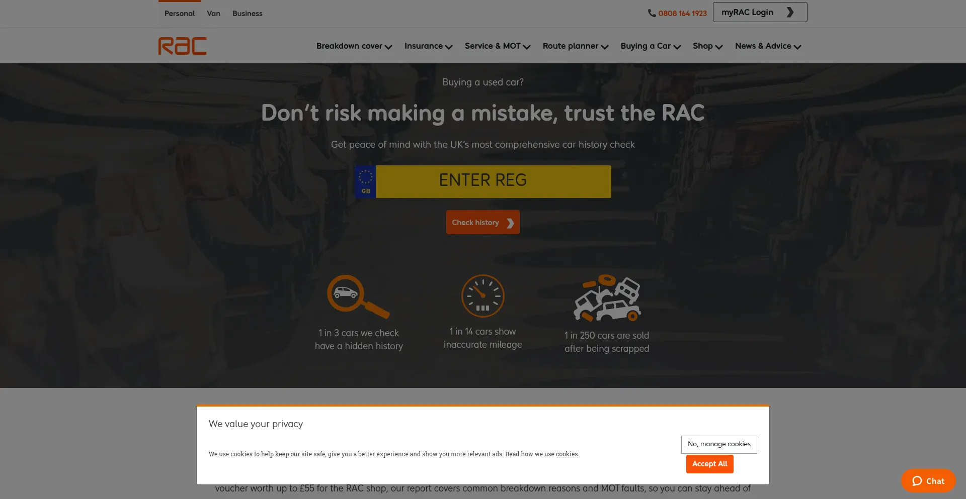 Vehicle-history-check.rac.co.uk