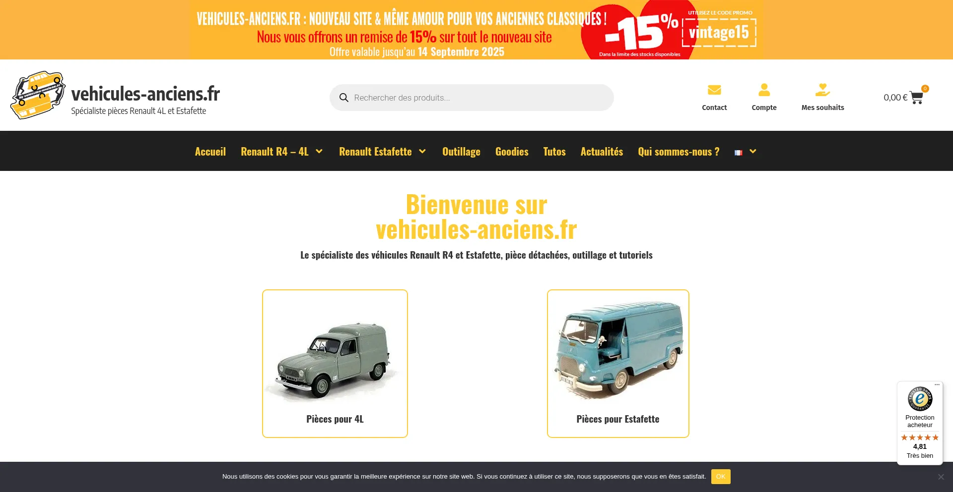 Ist Vehicules-anciens.fr sicher und vertrauenswürdig?