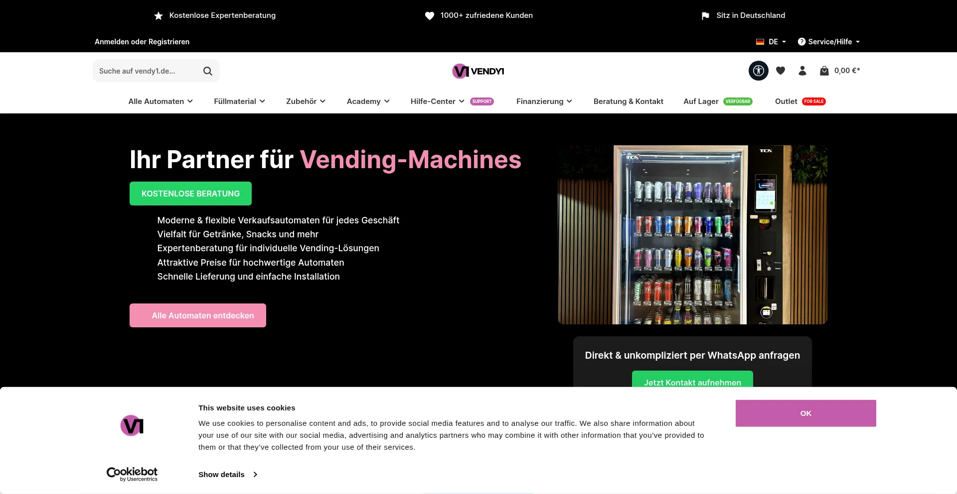 Ist Vendy1.de sicher und vertrauenswürdig?