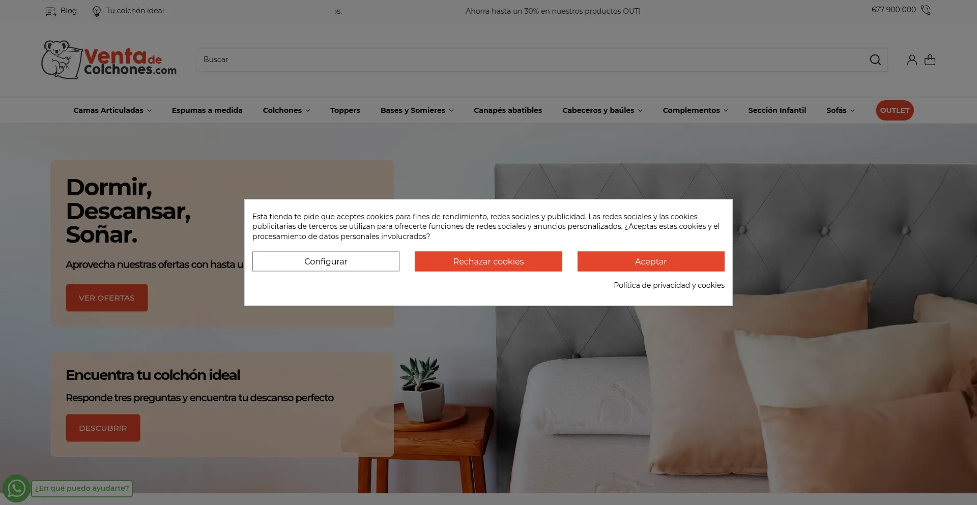 Ist Ventadecolchones.com sicher und vertrauenswürdig?