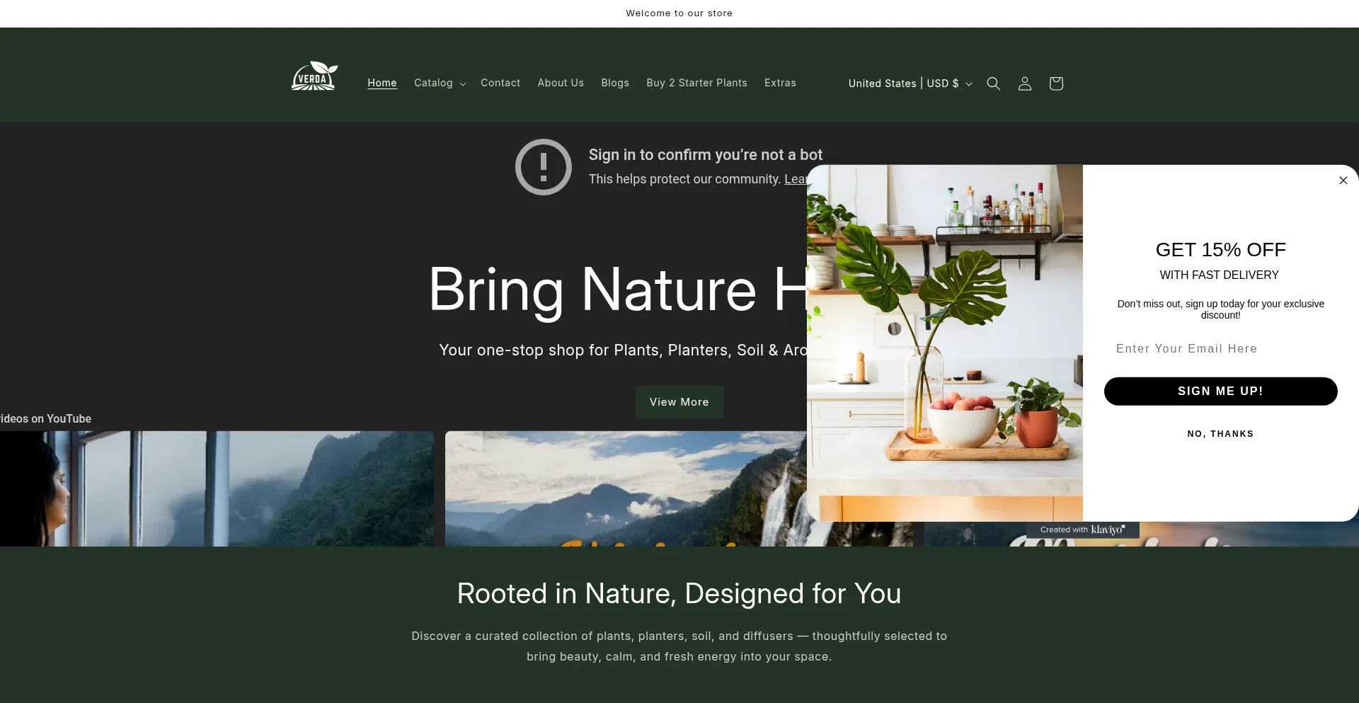 Website screenshot of Verda.com.co