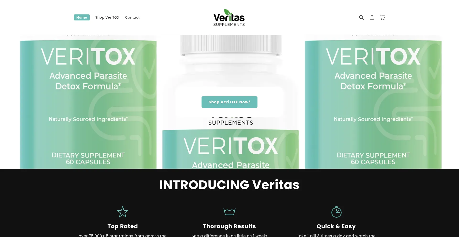 Ist Veritas-supplements.com sicher und vertrauenswürdig?