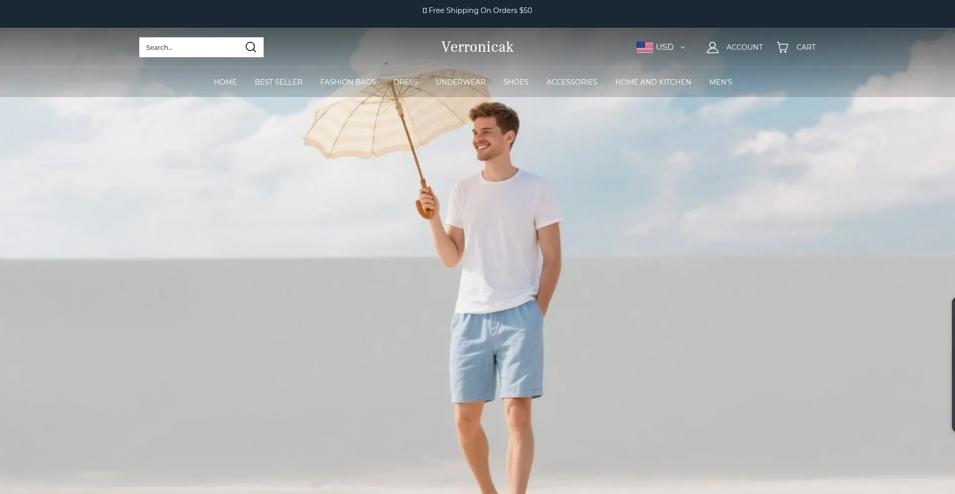 Website screenshot of Verronicak.com