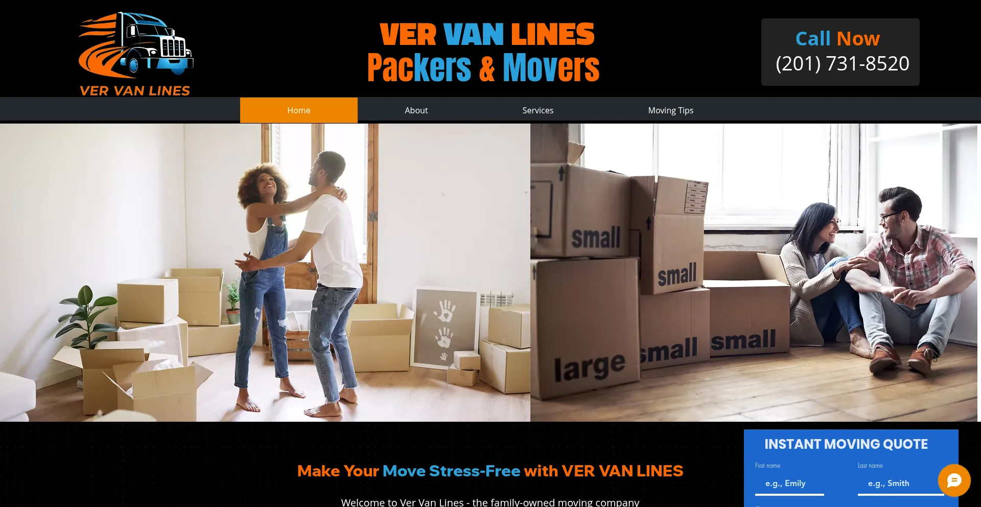 Vervanlines.com Screenshot