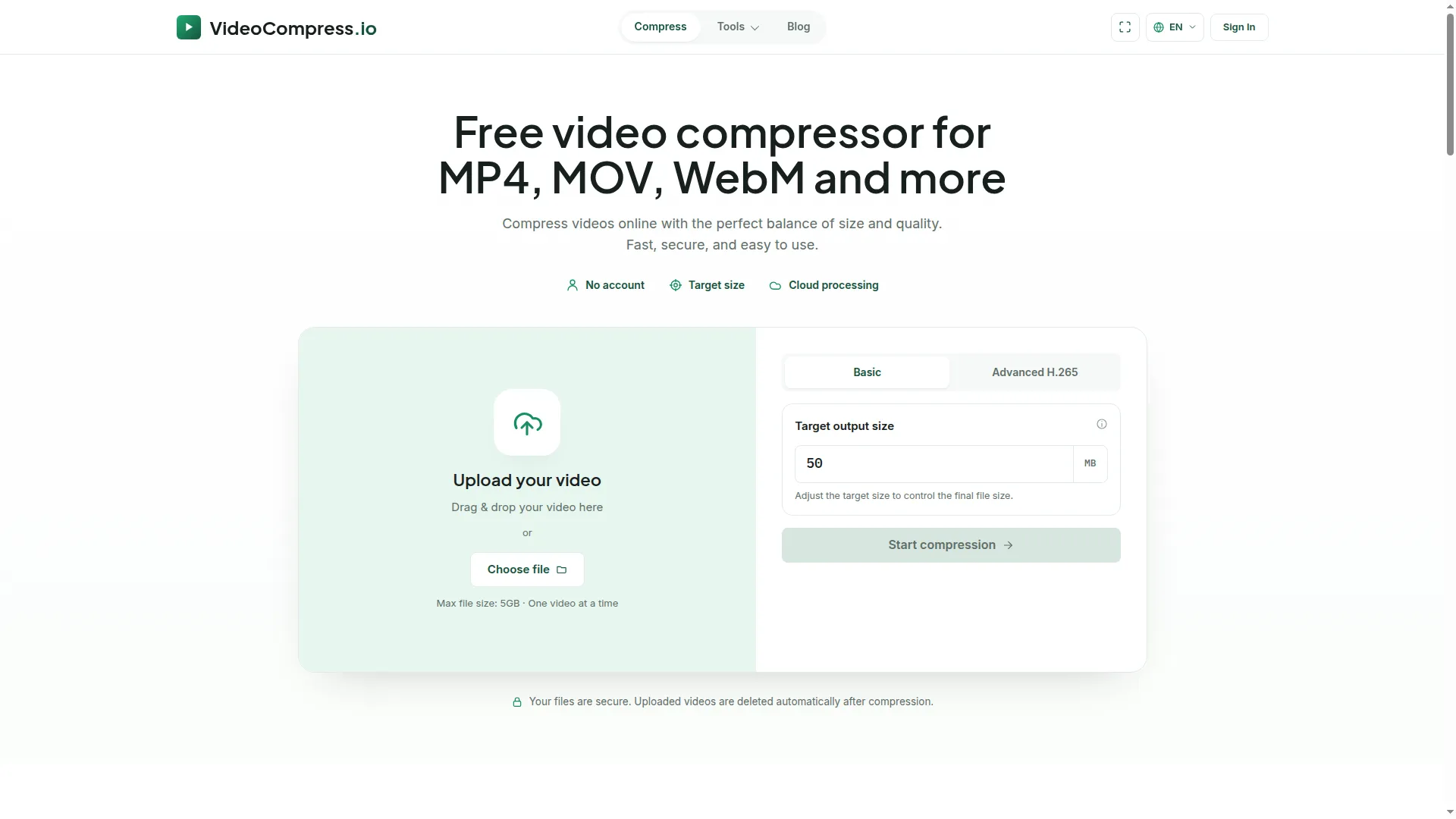 Videocompress.io