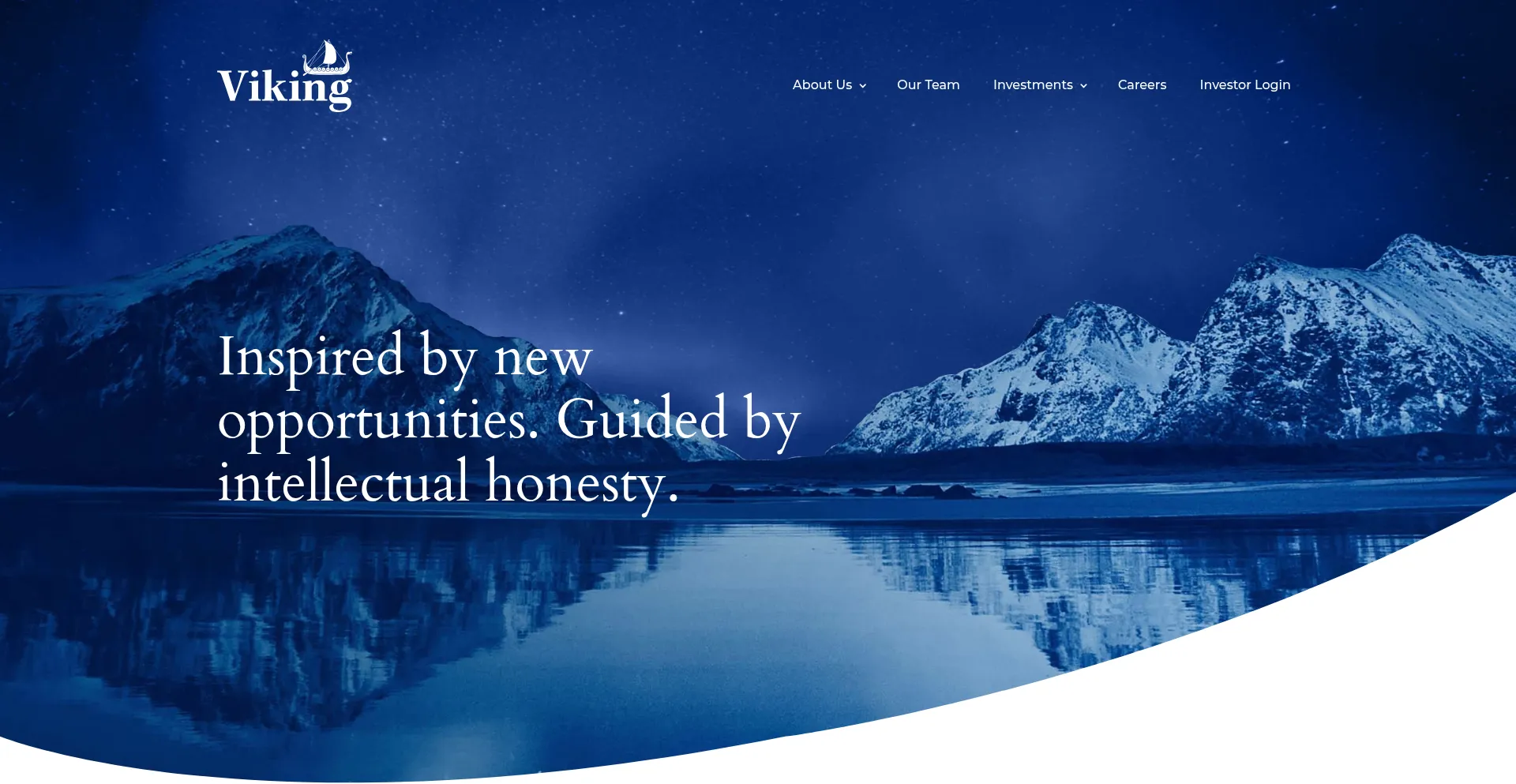 Website screenshot of Vikingglobal.com