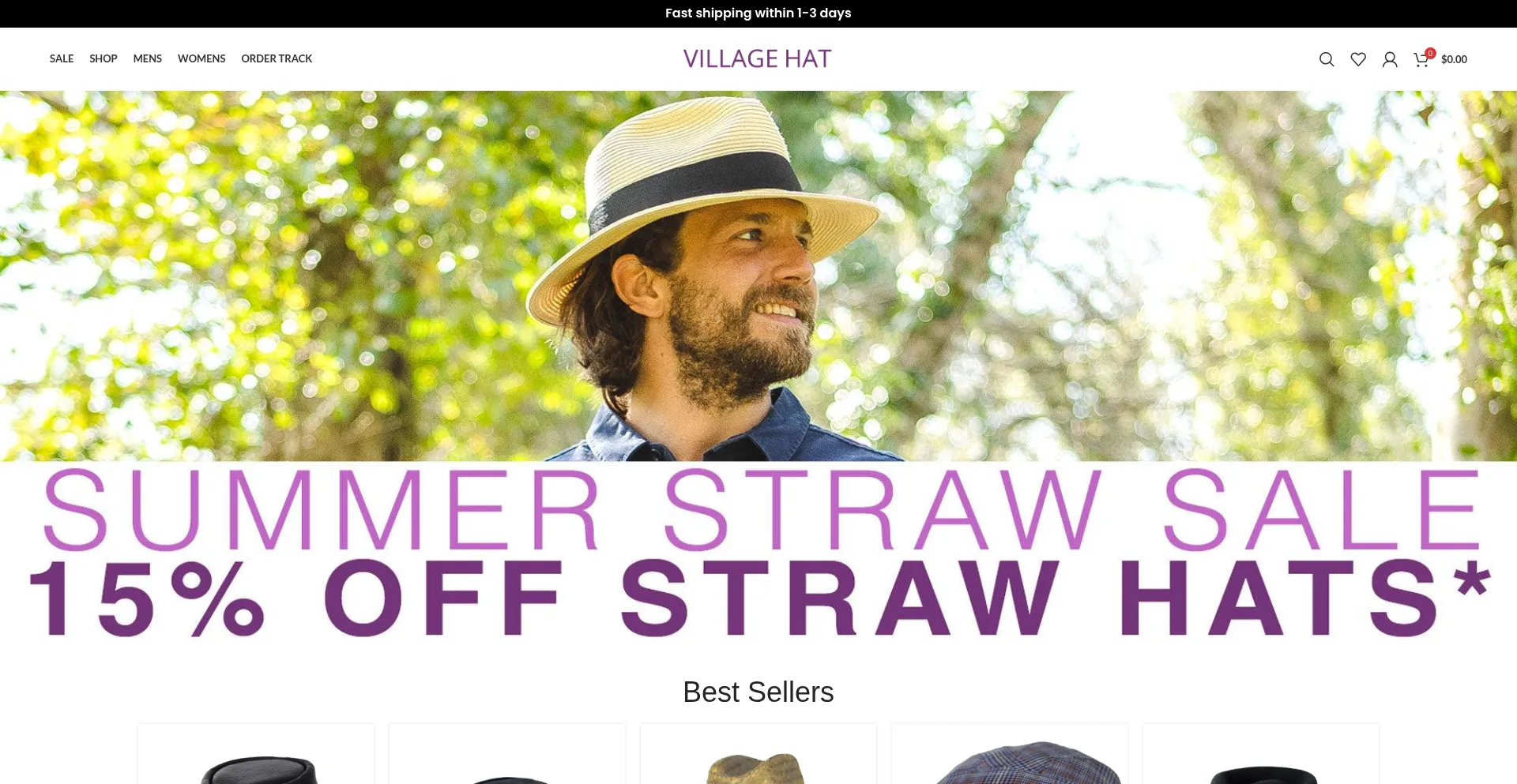 Villagehat.shop Screenshot